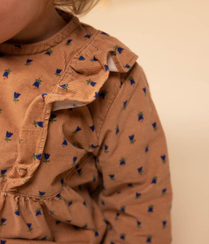 ABITO IN VELLUTO A COSTINE A08PV 01 PETIT BATEAU 