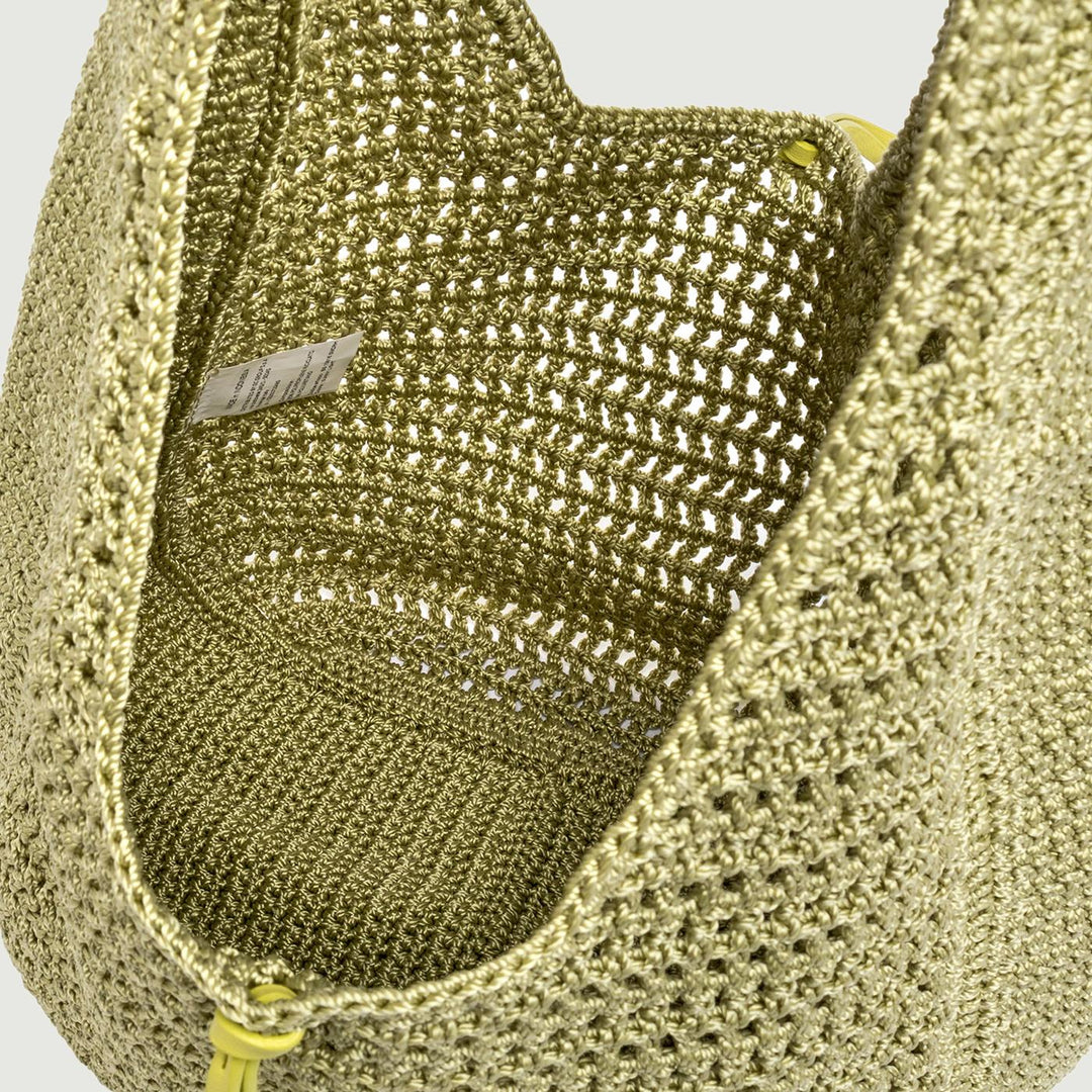 BORSA HOBO EUFORIA ALL' UNCINETTO verde chiaro BS 10816 SMCRH 13313 GIANNI CHIARINI 