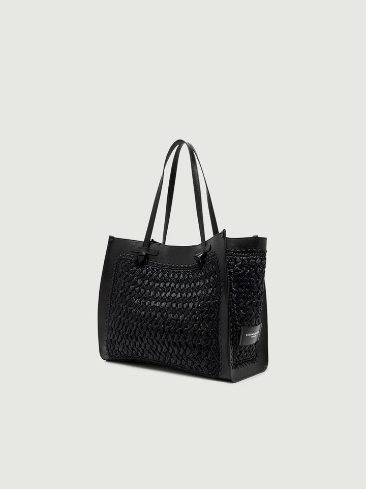 SHOPPING MARCELLA IN RAFIA NERA