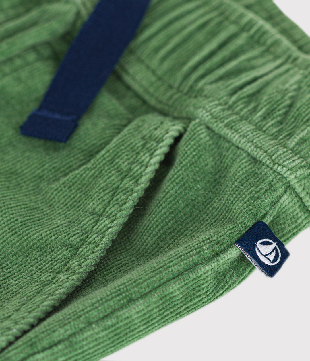 Pantaloni in velluto verde A0AWI 02 PETIT BATEAU 