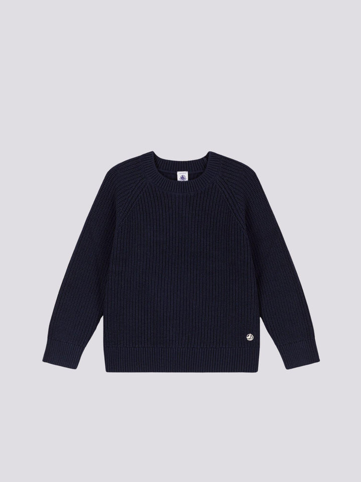 PULLOVER IN LANA E COTONE BAMBINO A0830 01 PETIT BATEAU 