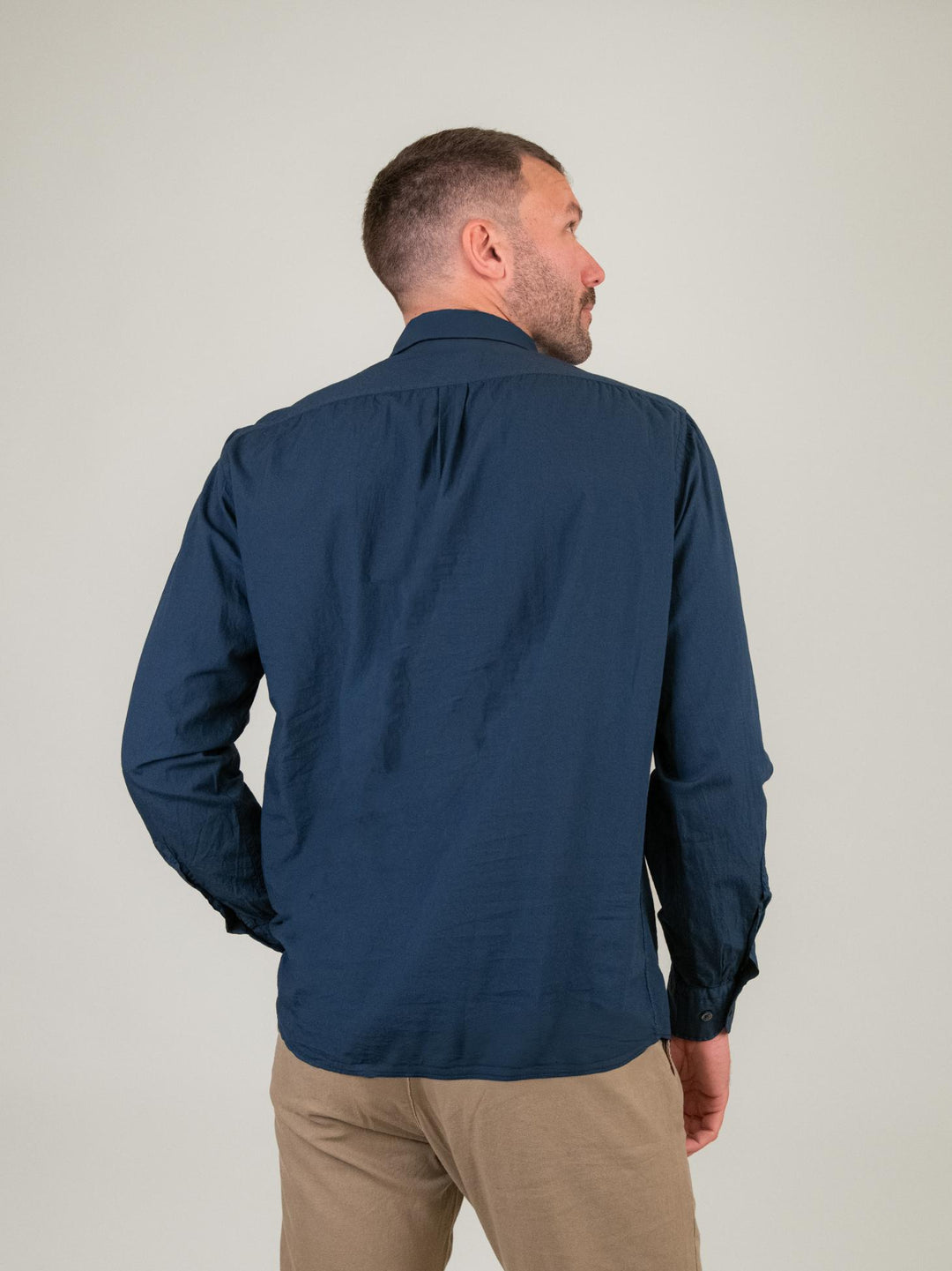 CAMICIA IN mussola di COTONE BLU BRAD/TC/TC171 283 BAGGIES 