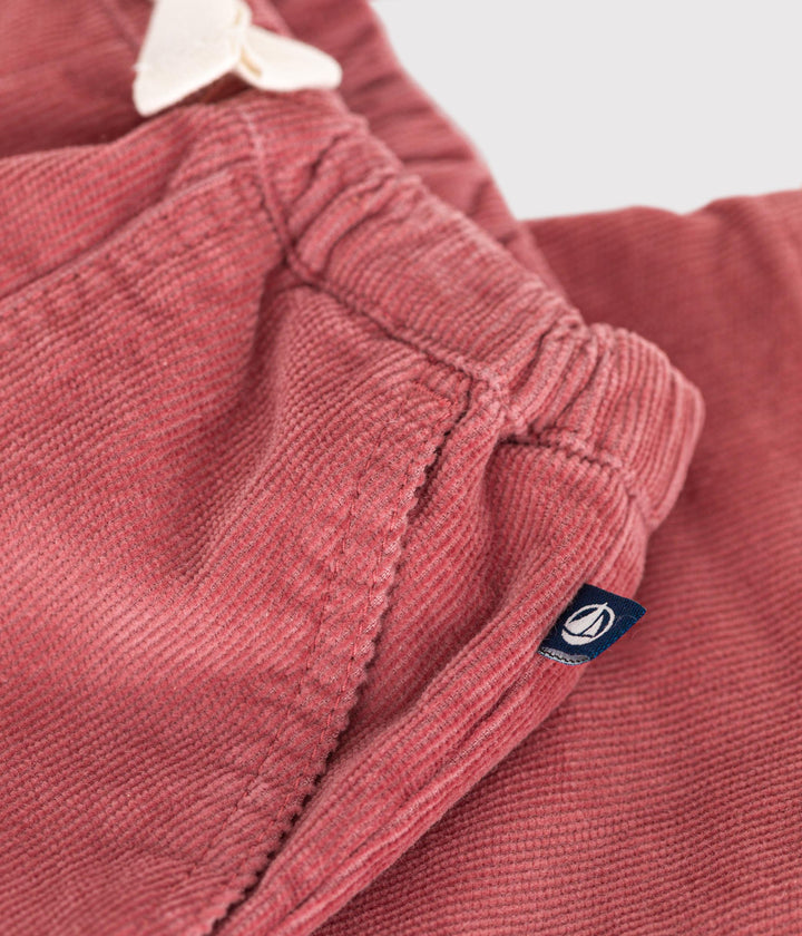 Pantaloni in velluto rosa A0B15 06 PETIT BATEAU 