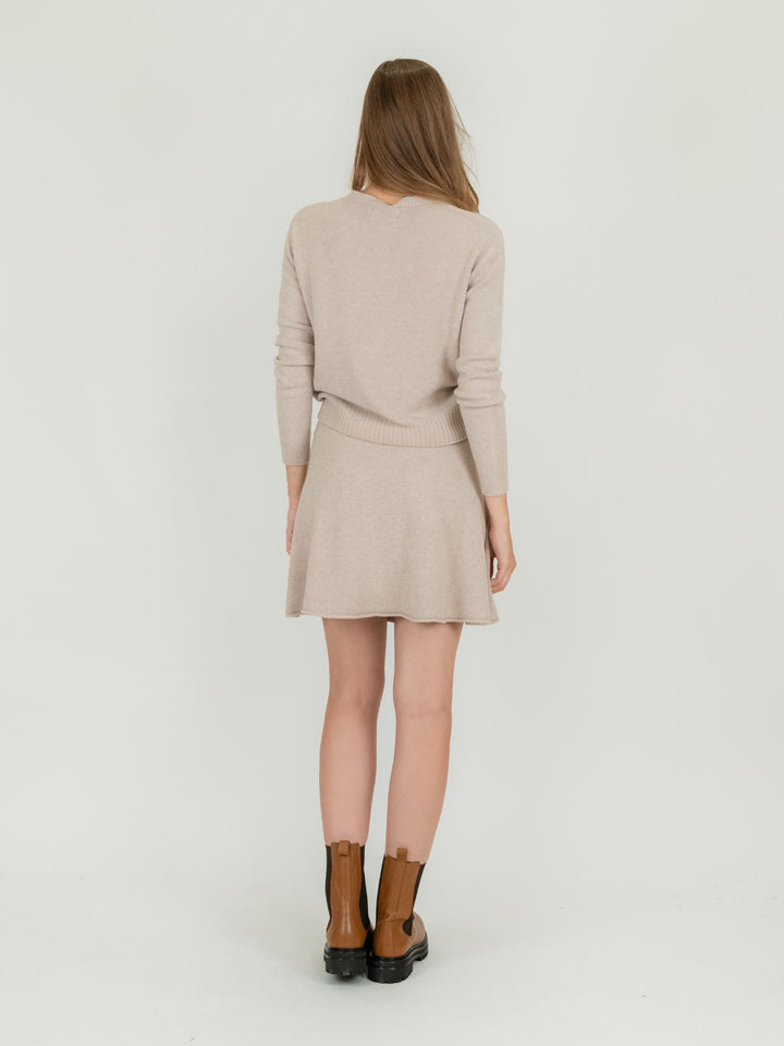 MAGLIA GIROCOLLO BEIGE 0270/153 0082 BIMOR 