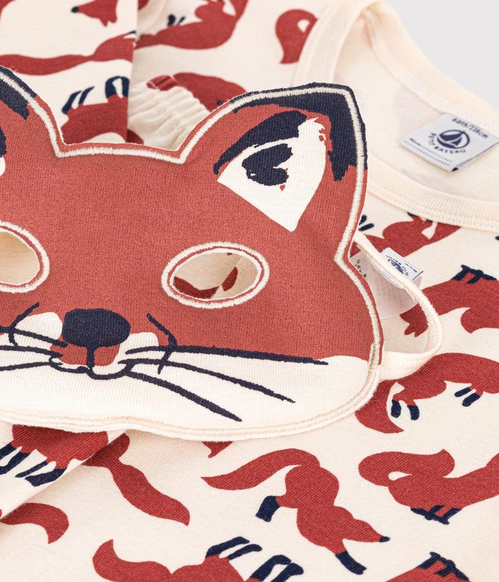 Pigiama travestimento da volpe in cotone A0B7K 01 PETIT BATEAU 