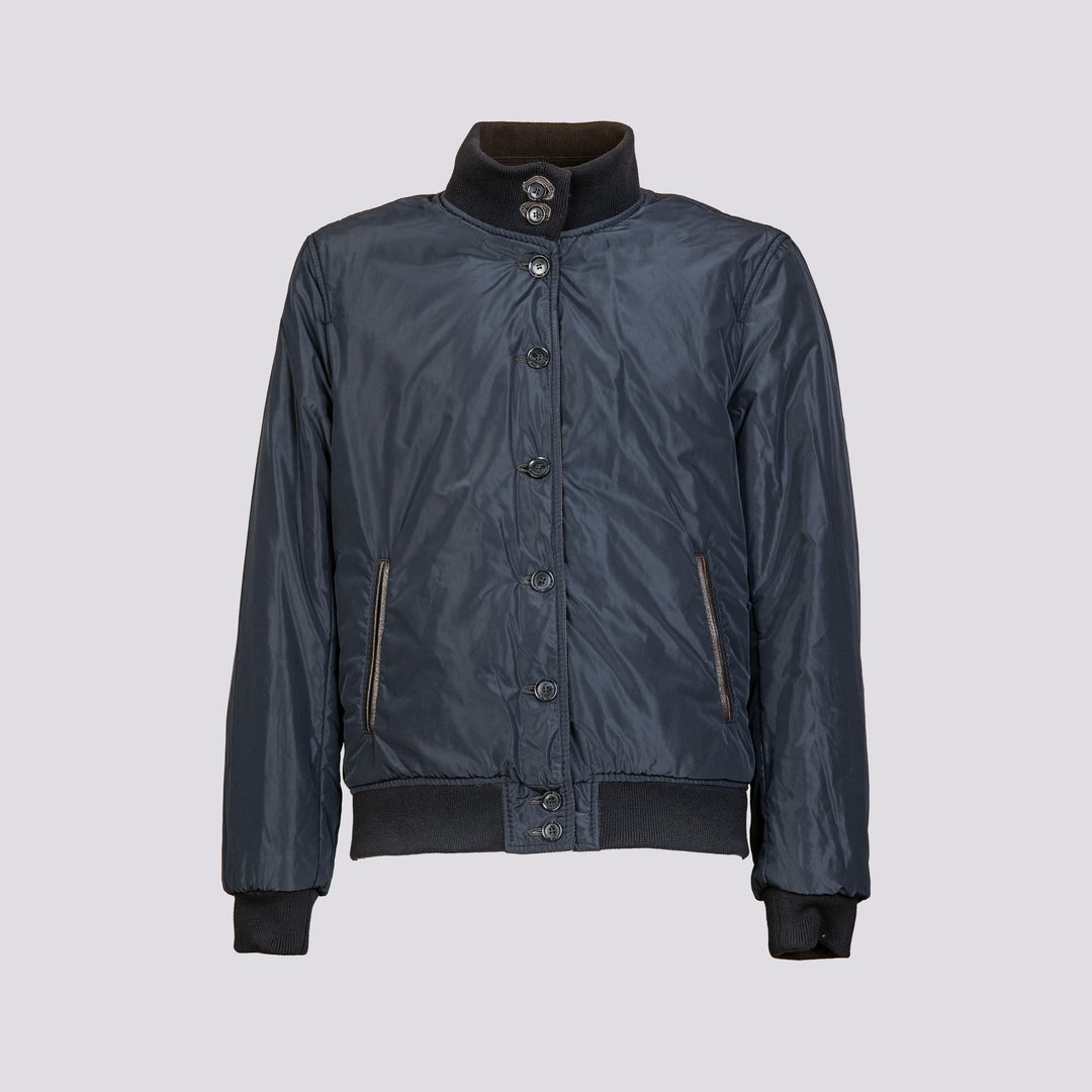 GIUBBOTTO IMBOTTITO IN PELLE MARRONE REVERSIBILE ARCR 06 JACK LEATHER 
