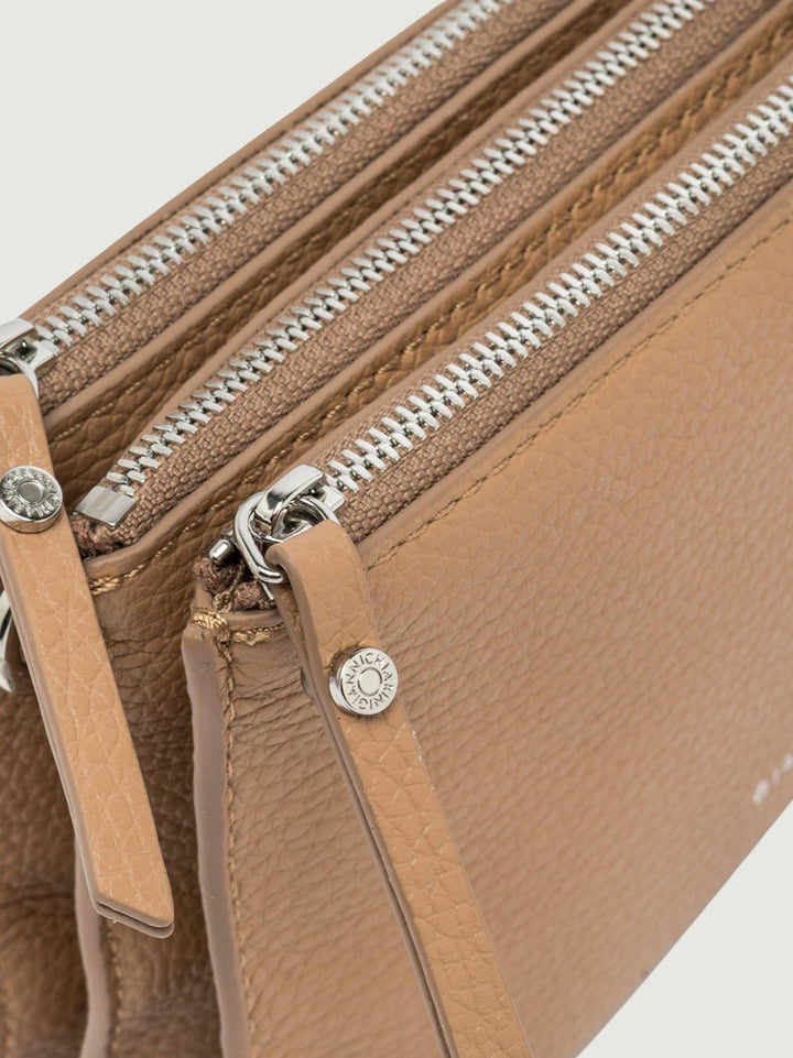 Borsa Lucille in pelle martellata clay piccola BS 11810/COMM GRN 5313 GIANNI CHIARINI 