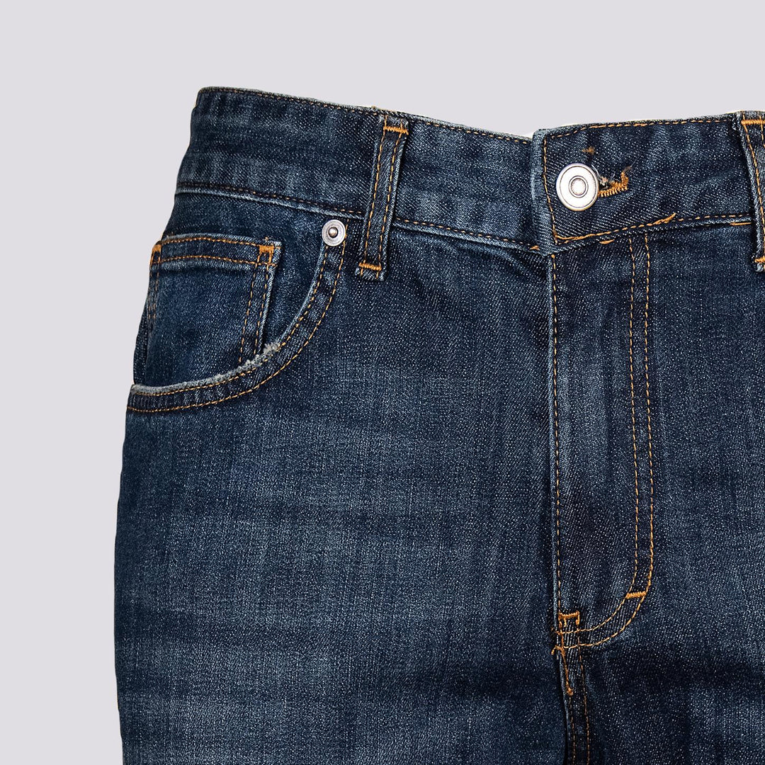 JEANS ANDREA MORANDO SCURO 5 TASCHE 7607CAR SABBIATURA ANDREA MORANDO 