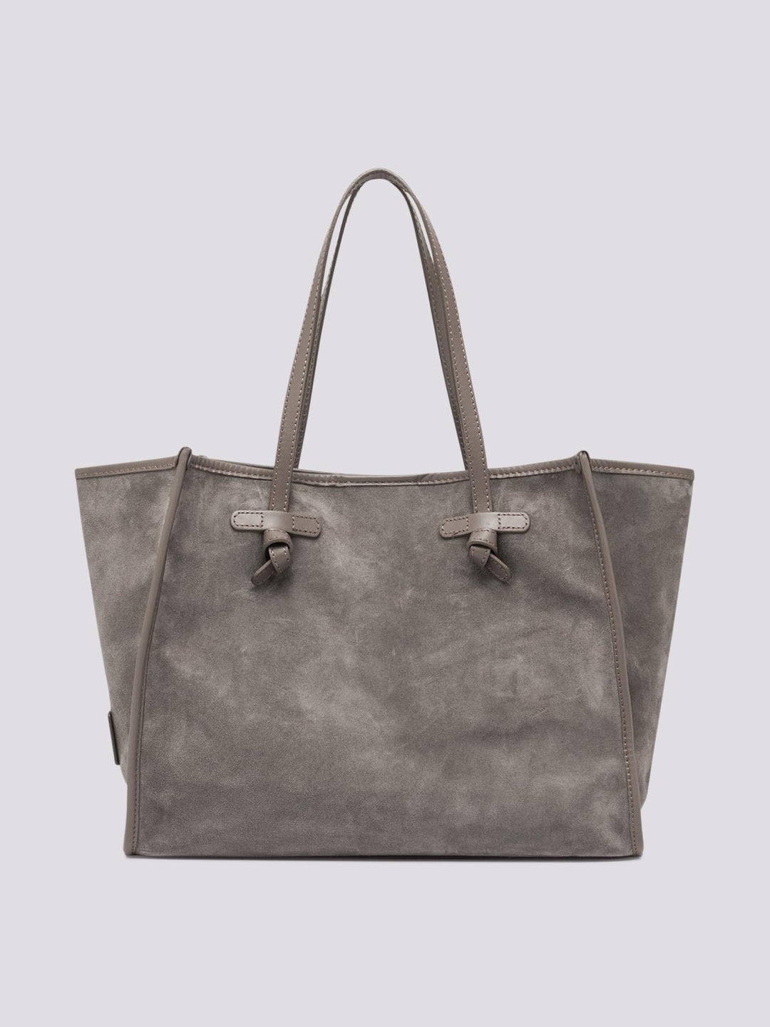 Shopping Marcella in camoscio grigio chiaro BS 9750/23AI CM-PL 9210 GIANNI CHIARINI 