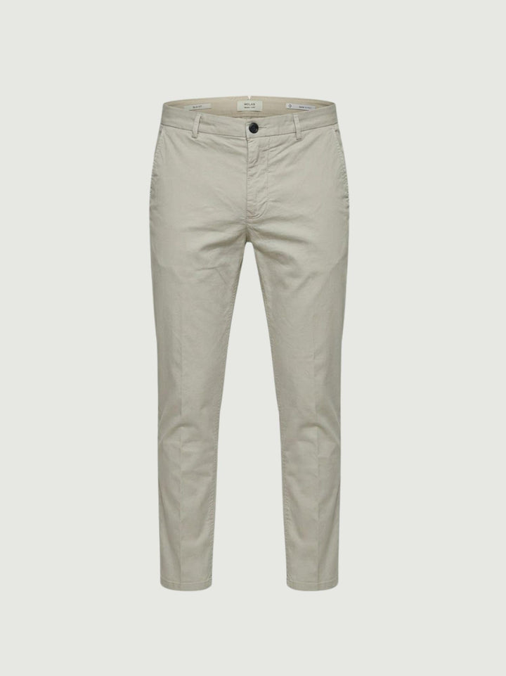 Pantalone striker chino in cotone grigio ghiaccio T83STR 938 NOLAB 