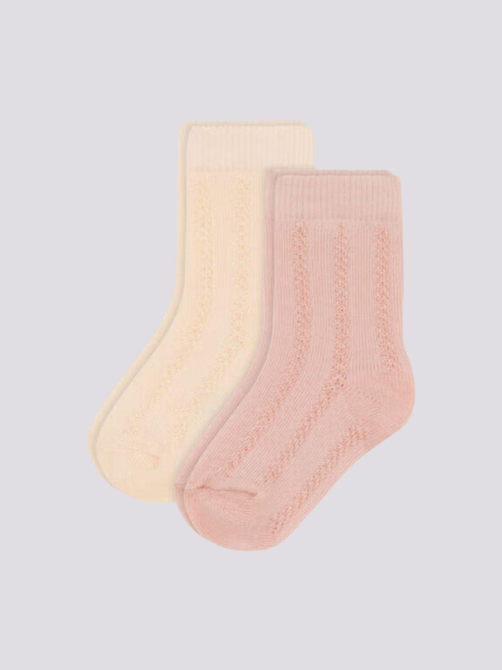 SET DI 2 PAIA DI CALZINI BEBÈ IN JERSEY DI COTONE TINTA UNITA A0A5U 01 PETIT BATEAU 