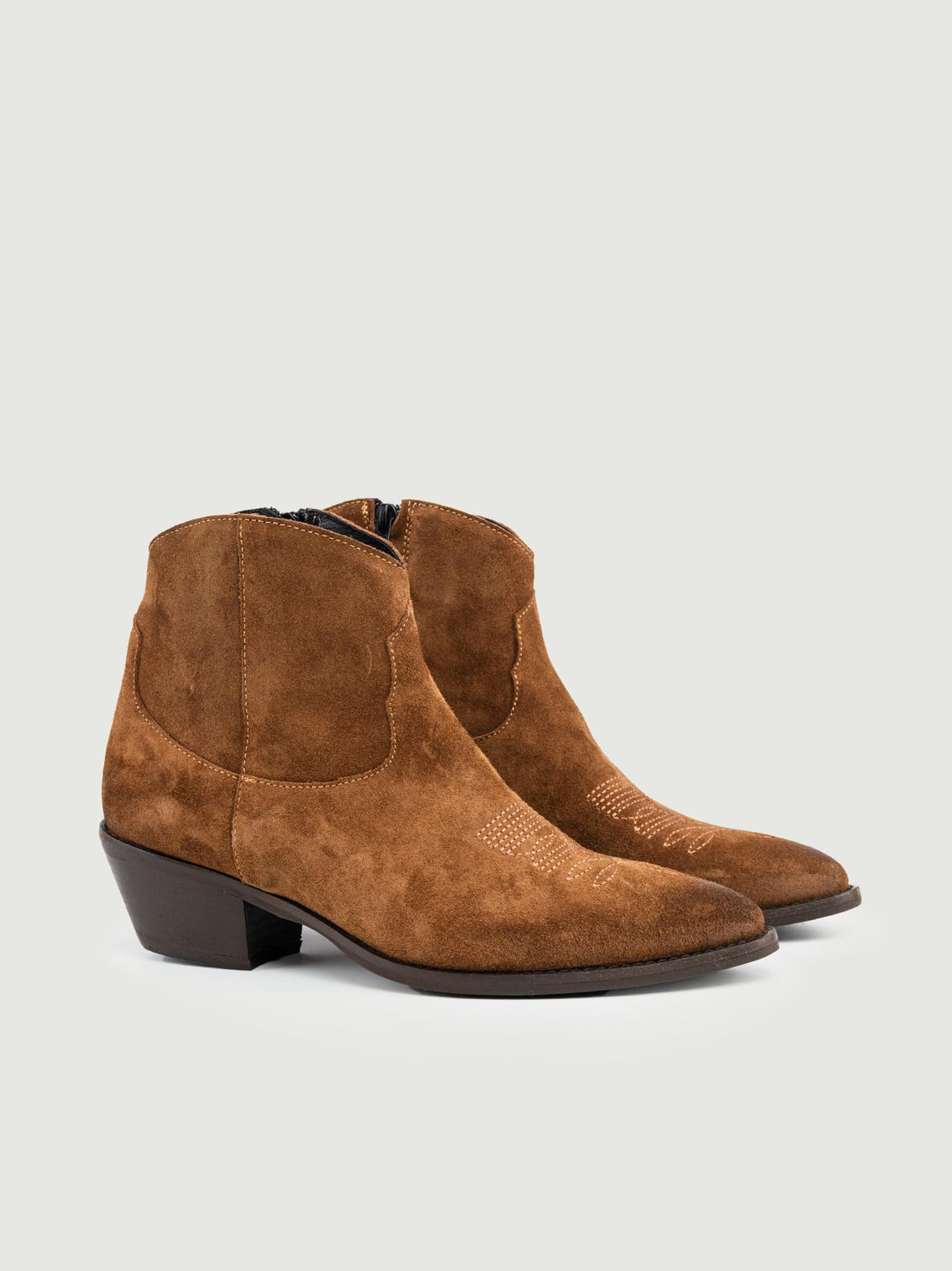 TEXANO IN PELLE SCAMOSCIATA COLOR TABACCO 1914 VELOUR-TABACCO ANDREA MORANDO 