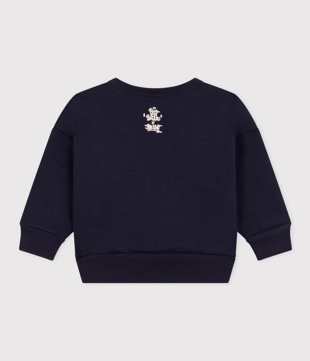 FELPA IN TESSUTO FELPATO BLU PER BEBÈ A08QP 03 PETIT BATEAU 