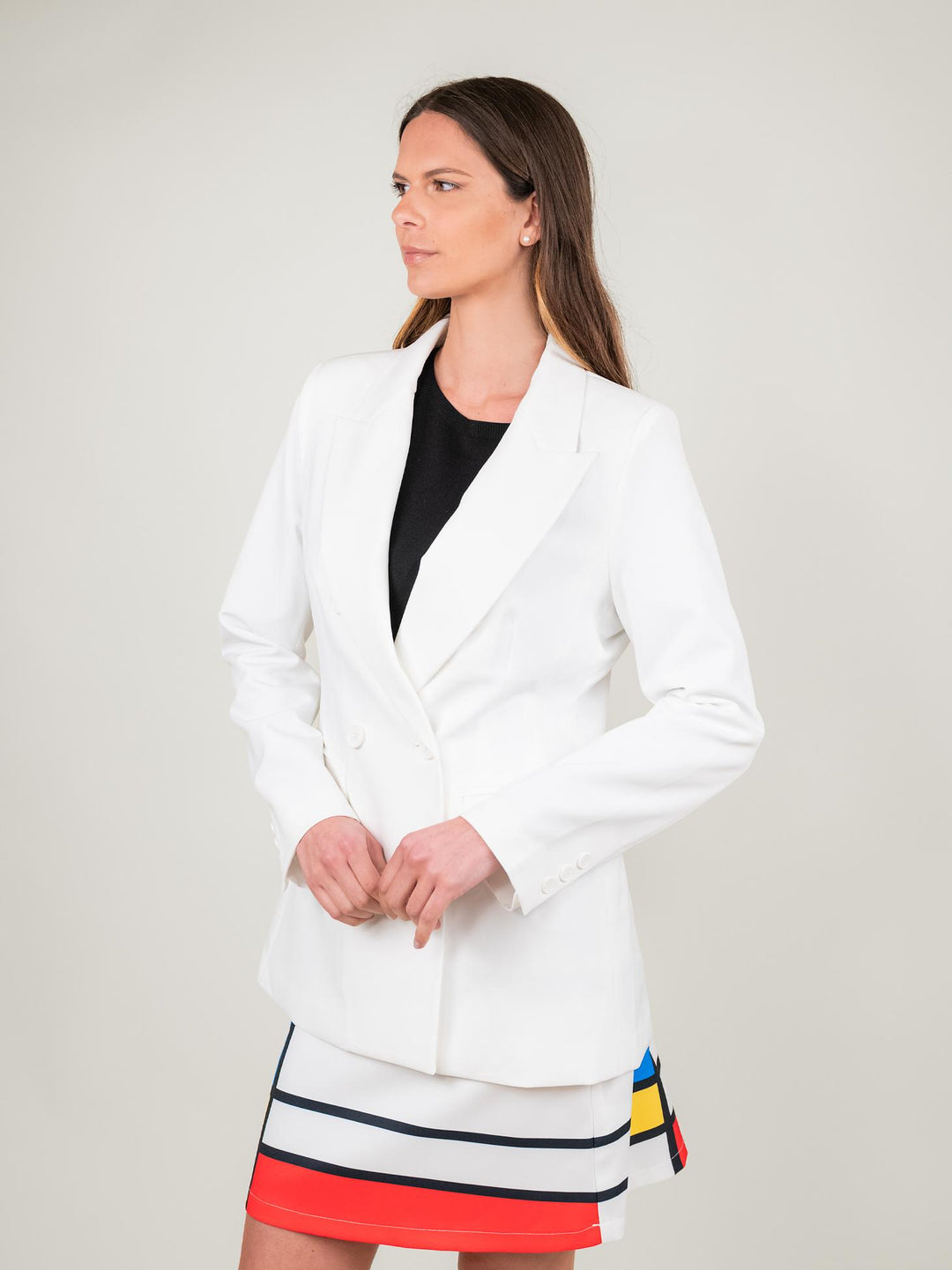 BLAZER DOPPIOPETTO BIANCO