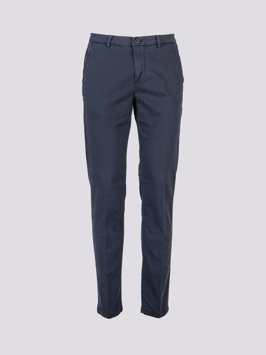 PANTALONE IN COTONE blu navy CON TASCA A FILO T500/STR 854 NOLAB 