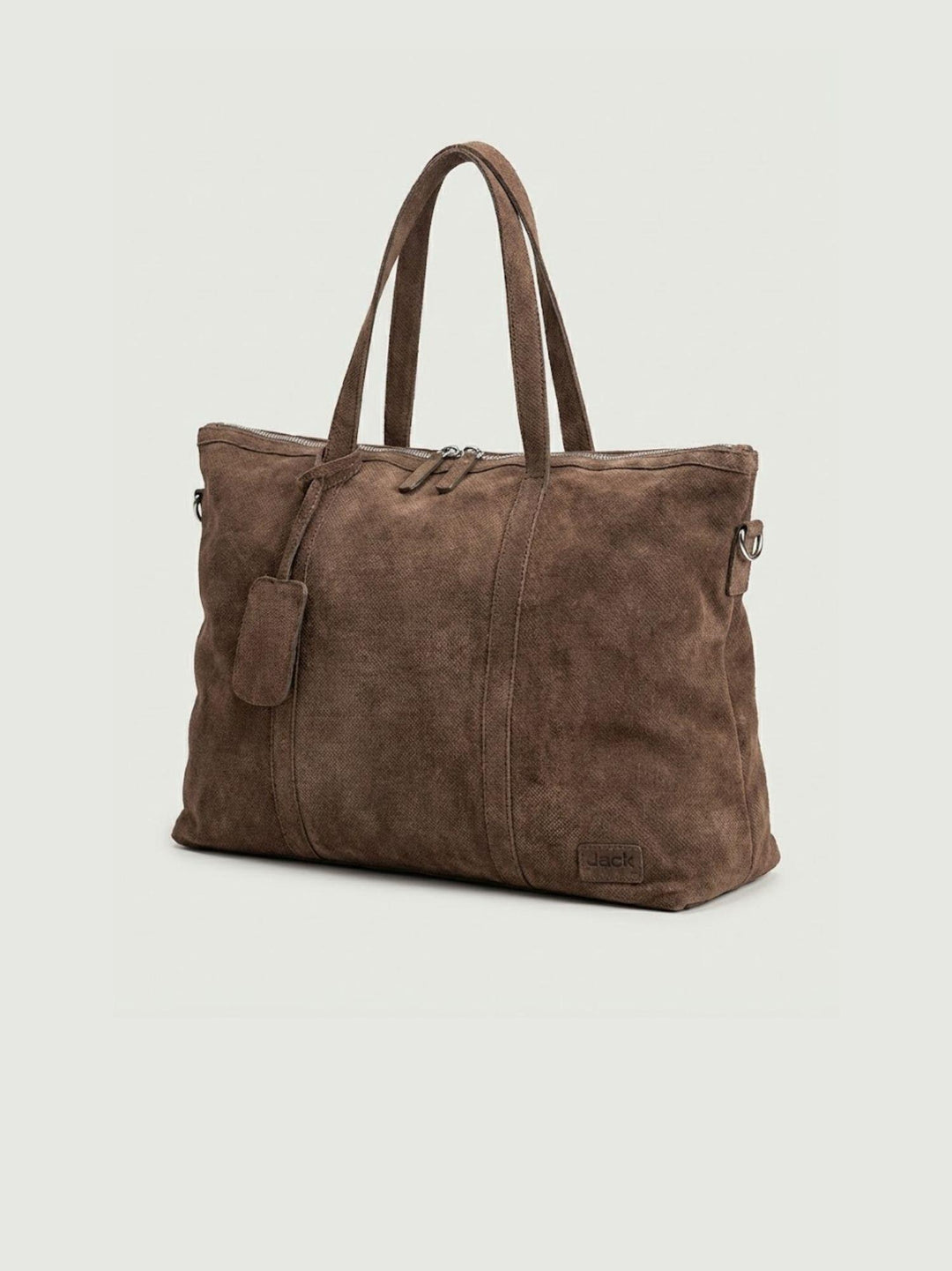 Borsone Juan in camoscio cacao JUAN 06 JACK LEATHER 