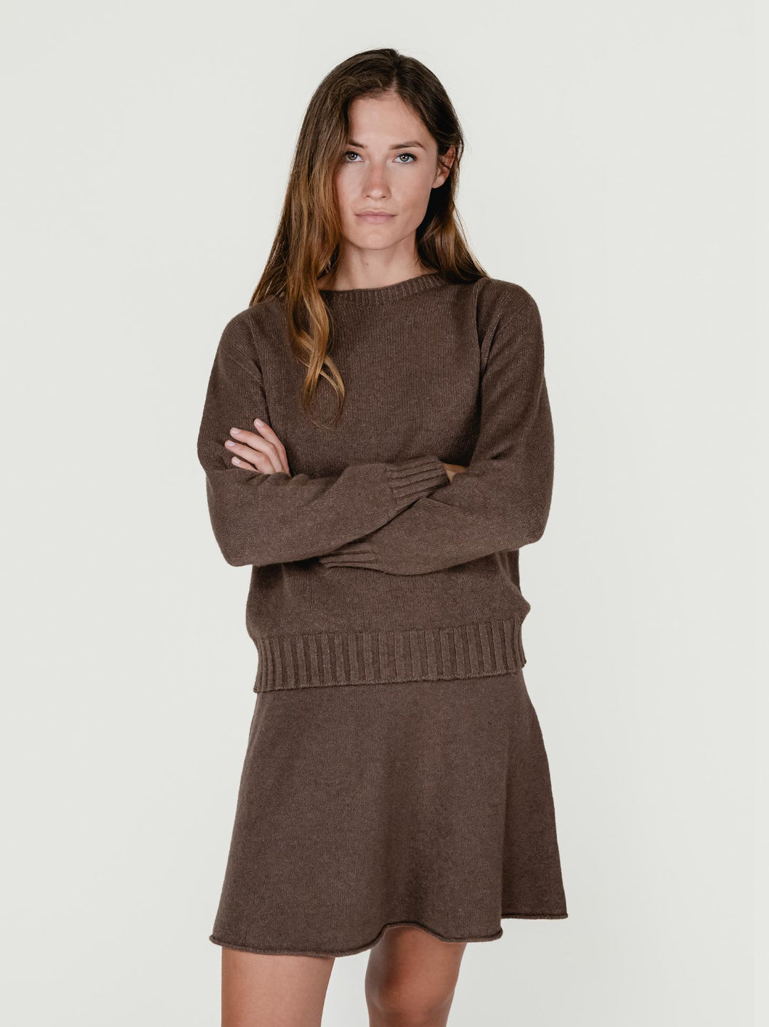 MAGLIA GIROCOLLO TABACCO 055006 0930 BIMOR 
