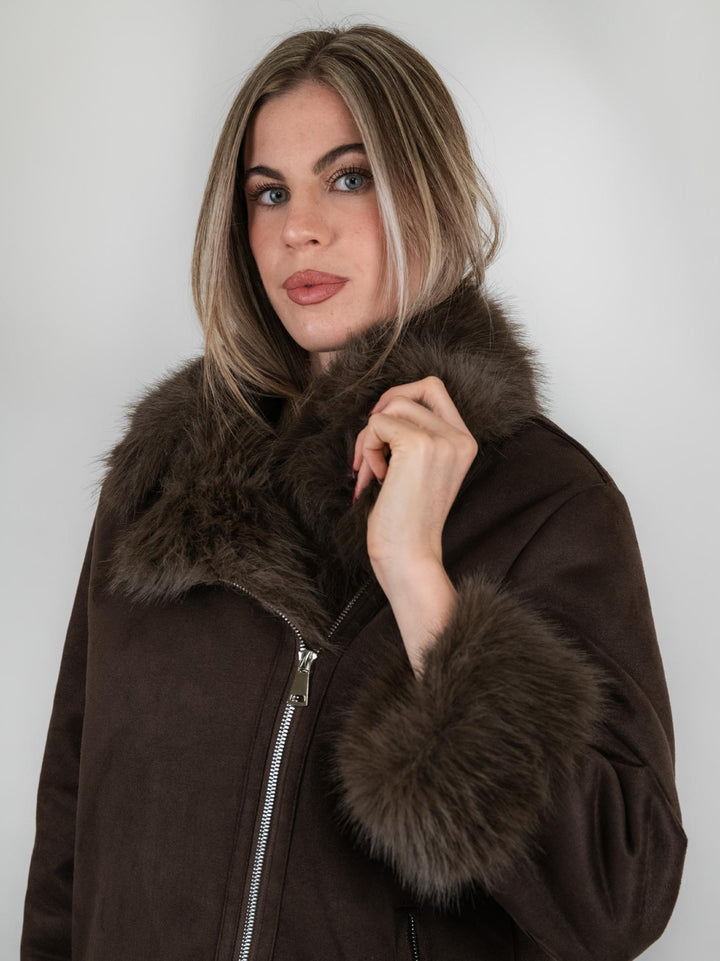 ECOMONTONE TESTA MORO CON PELLICCIA ECOLOGICA B520SILK 13 ANDREA MORANDO 