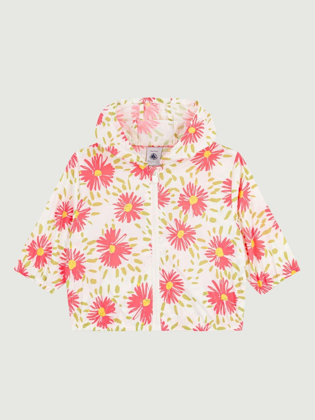 Giacca a vento anti-UV con stampa floreale A0F5C 01 PETIT BATEAU 