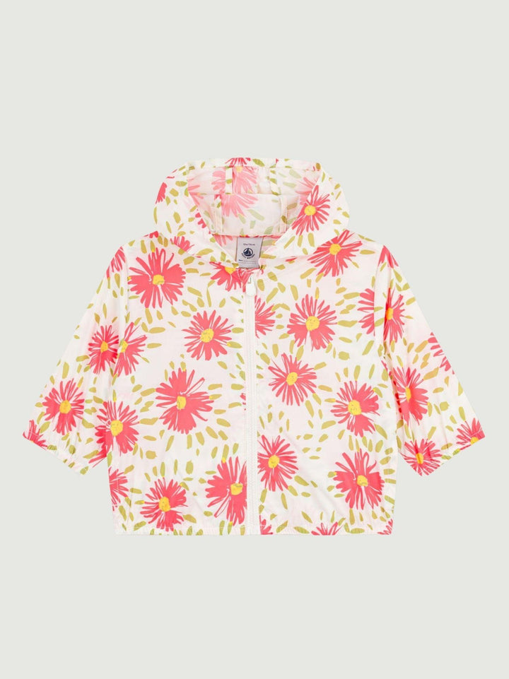 Giacca a vento anti-UV con stampa floreale A0F5C 01 PETIT BATEAU 