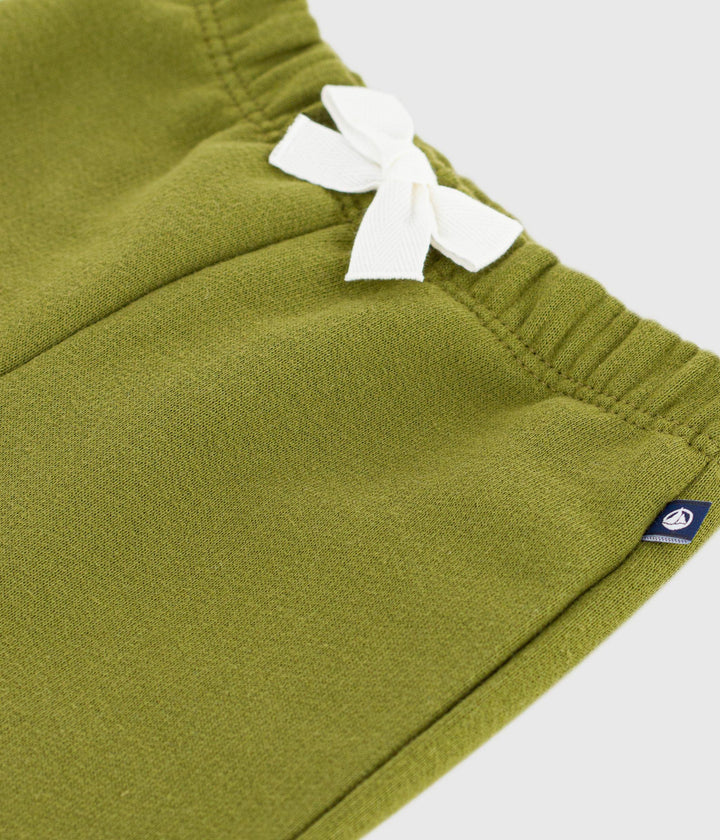 Pantaloni in cotone tinta unita neonato A0EJ0 01 PETIT BATEAU 