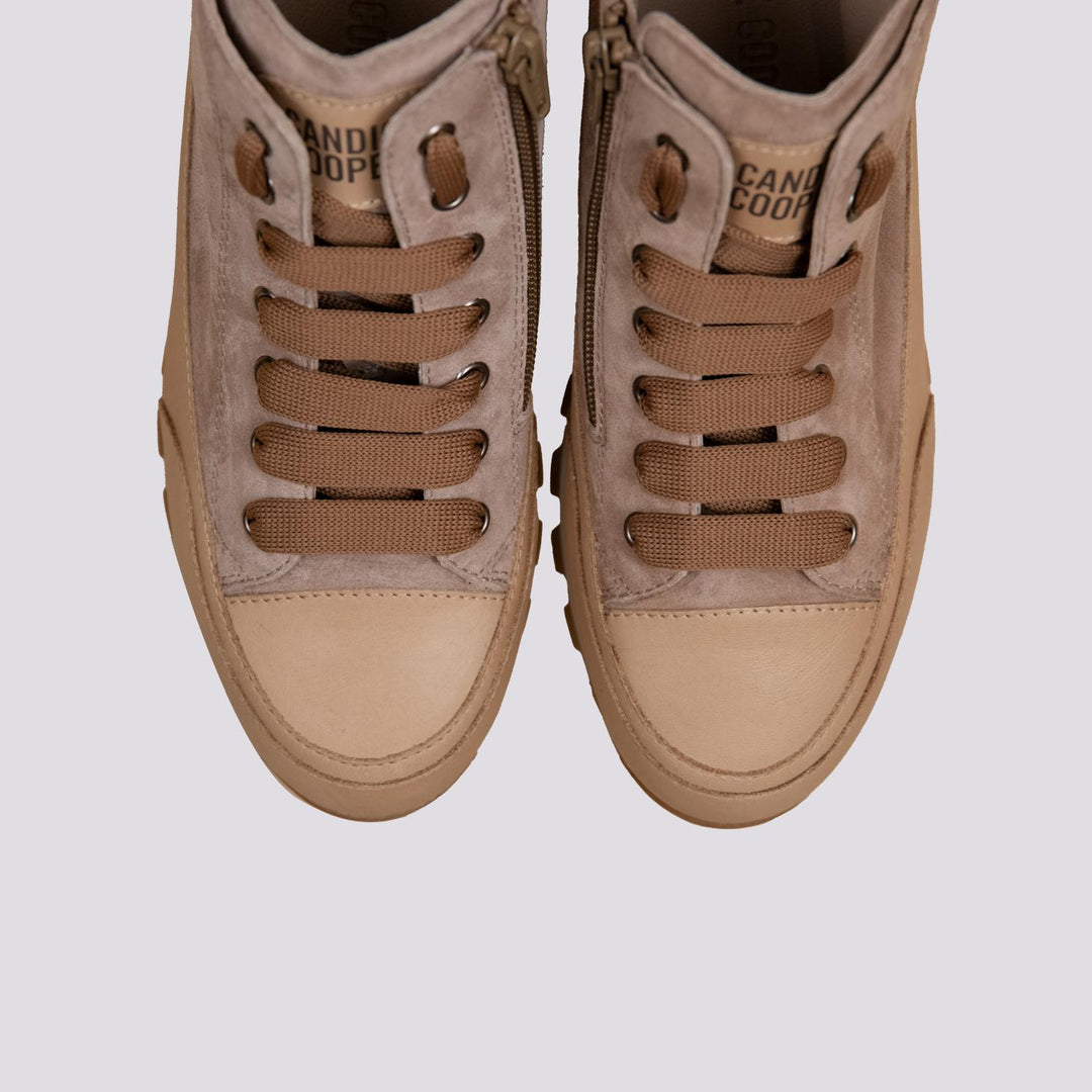 Sneaker JANIS MID in camoscio tortora 2017967 011E54 CANDICE COOPER 