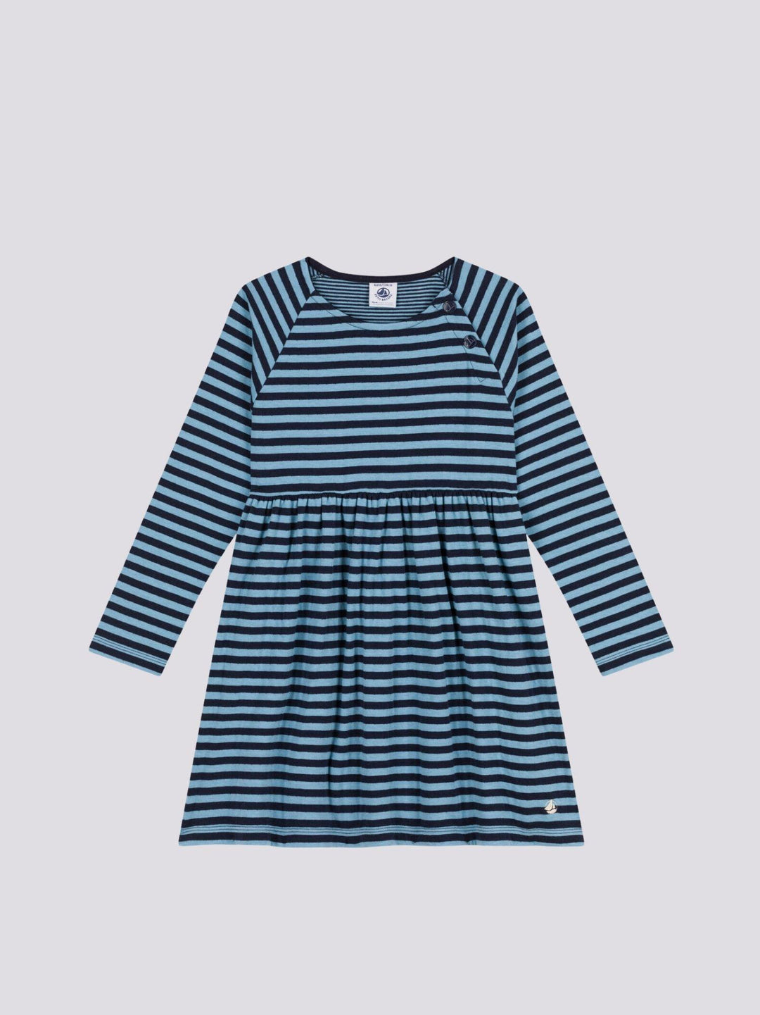 ABITO A RIGHE IN TUBIQUE A085C 01 PETIT BATEAU 