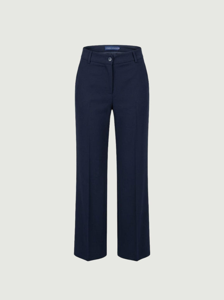 Pantalone a palazzo con tasche alla francese navy OSCAR BLU ANDREA MORANDO 