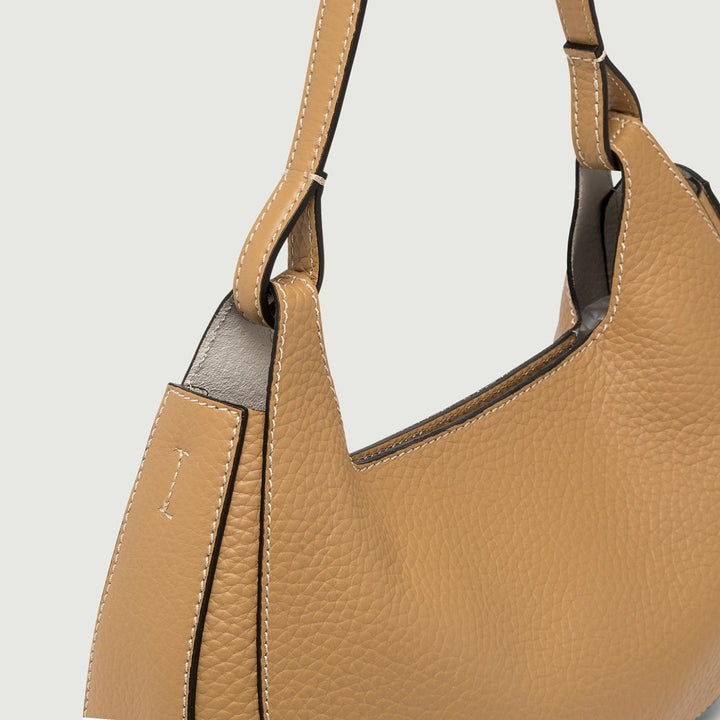 Borsa a spalla Cloe in pelle naturale-sabbia BS 10660 RNGDBL 13450 GIANNI CHIARINI 