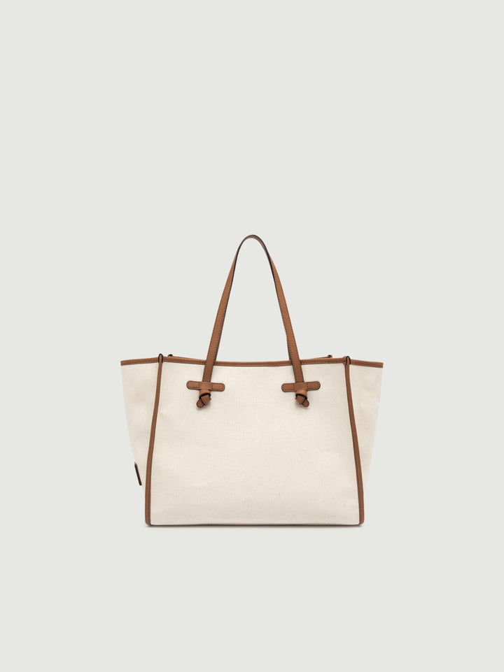 SHOPPING MARCELLA IN CANVAS PANNA