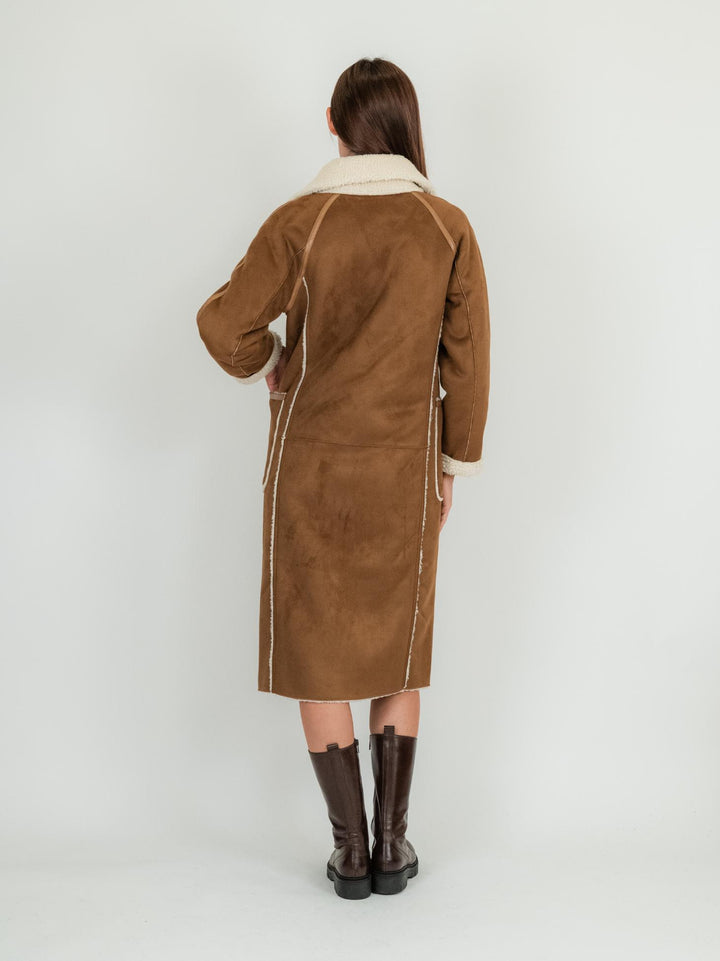 ECOMONTONE REVERSIBILE CARAMELLO PANNA B345MONT 06 ANDREA MORANDO 