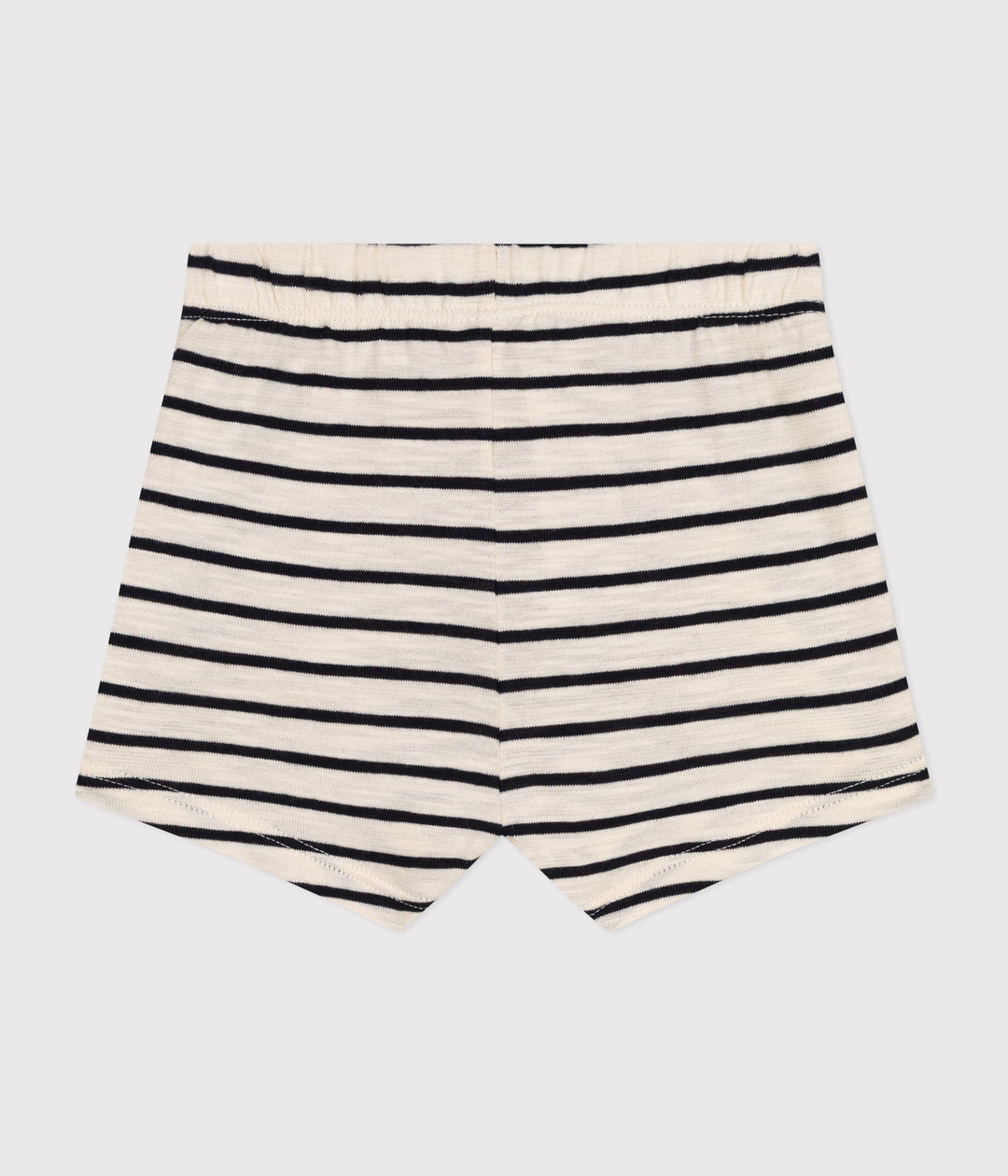 SHORTS BEBÈ IN JERSEY FIAMMATO TINTA UNITA A0A0B 01 PETIT BATEAU 