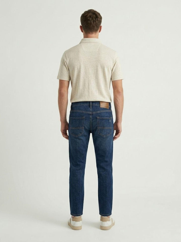 Jeans Barney denim used blu medio BARNEY018 S2 UNIFORM 