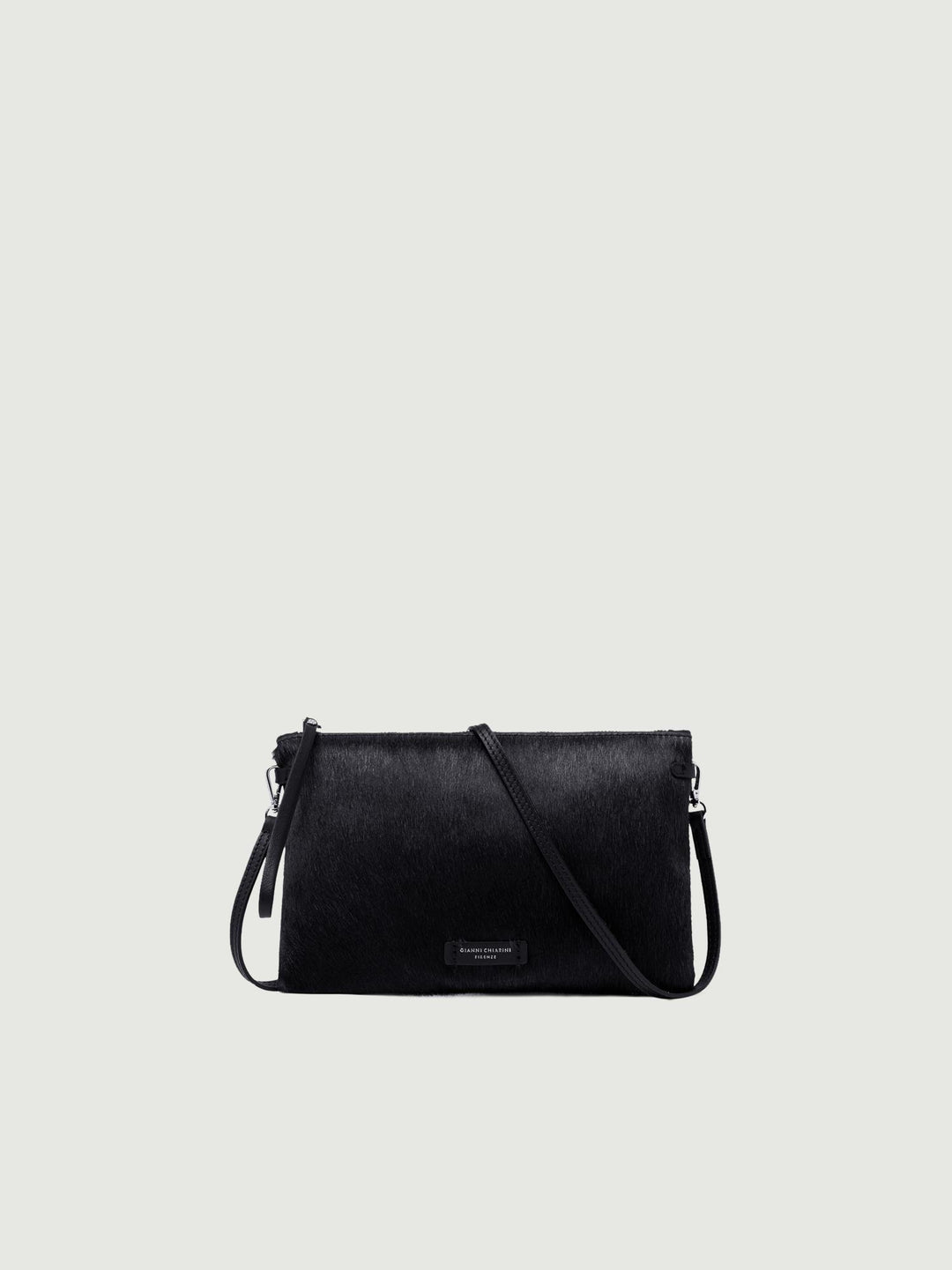 Clutch Hermy in pelle martellata nera 3905 HORSY 001 GIANNI CHIARINI 