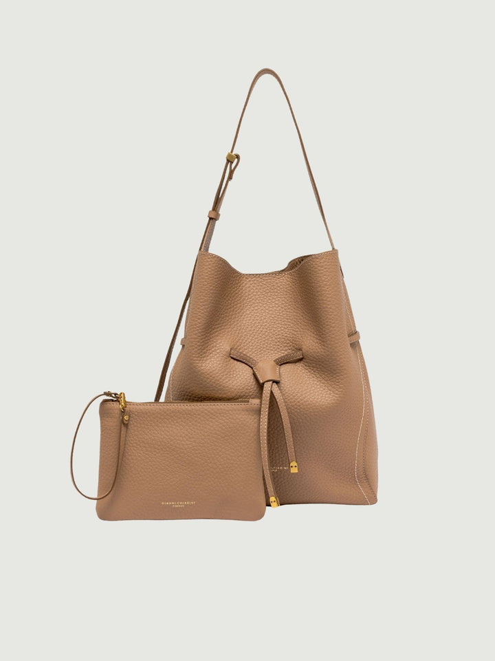 Borsa Sienna in camoscio clay grande BS 11787 RNGDBL T.U. 5313 GIANNI CHIARINI 
