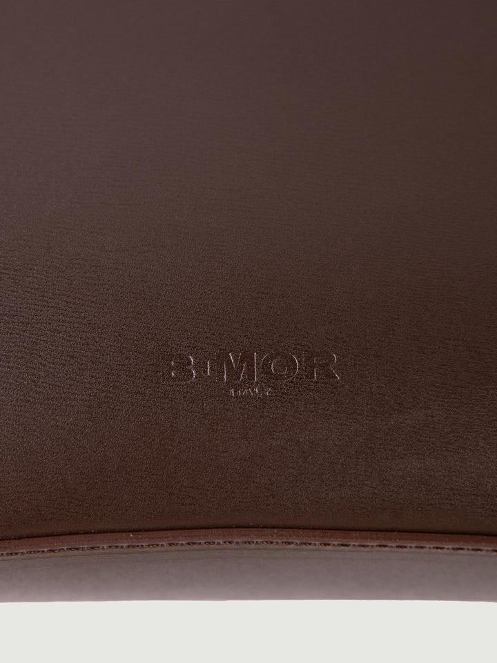 BORSA A SPALLA SEVENTY IN PELLE TESTA MORO SEVENTY T MORO BIMOR 