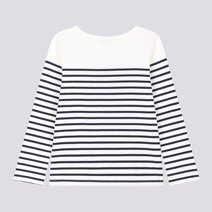 MARINIÈRE IN COTONE DONNA A06WH 01 PETIT BATEAU 