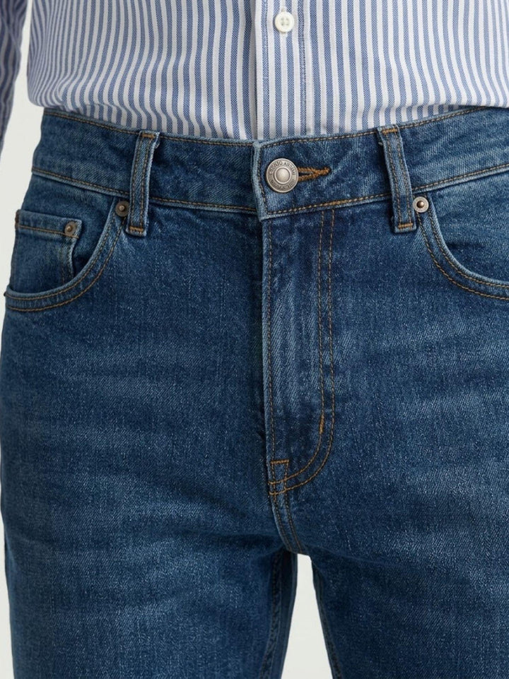Jeans 5 tasche in cotone lavaggio medio 7607CAR CRETA ANDREA MORANDO 