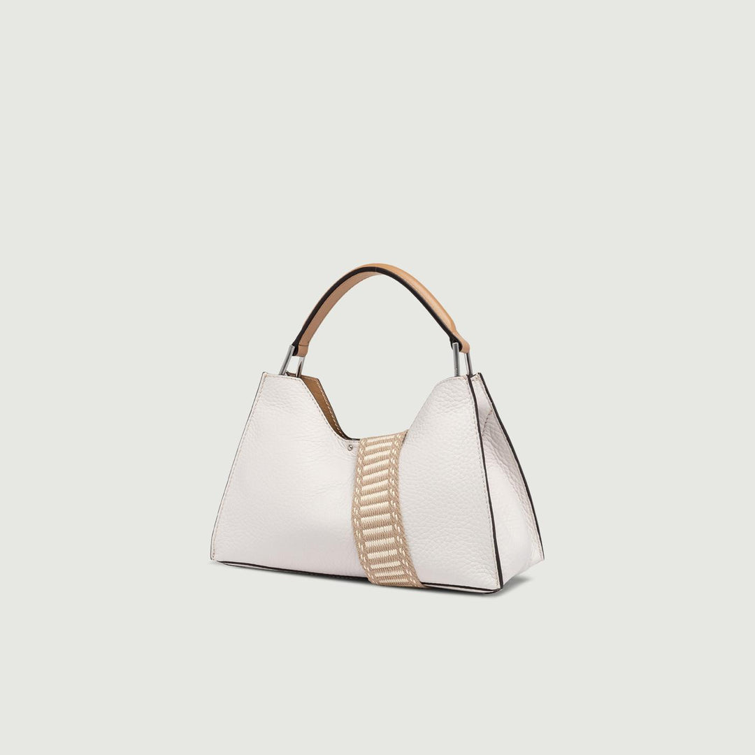 BORSA IN PELLE AURORA COLOR SABBIA BS 10565 RNGDBL-NA 13347 GIANNI CHIARINI 