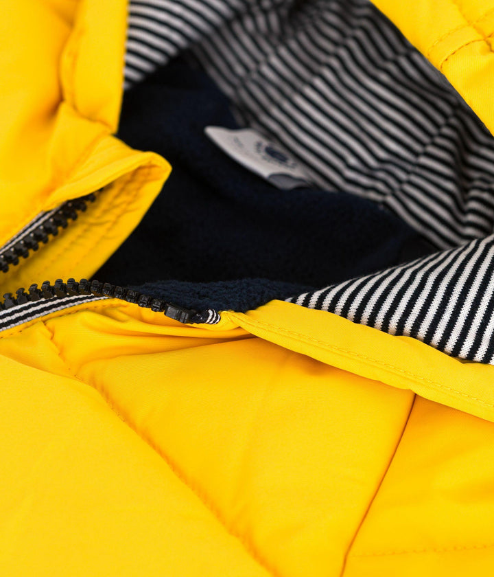 PIUMINO TINTA UNITA GIALLO BEBÈ A0EAC 05 PETIT BATEAU 