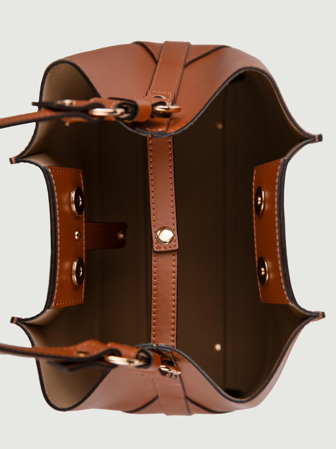SECCHIELLO IN PELLE MARRONE 388 CUOIO GIANNI NOTARO 