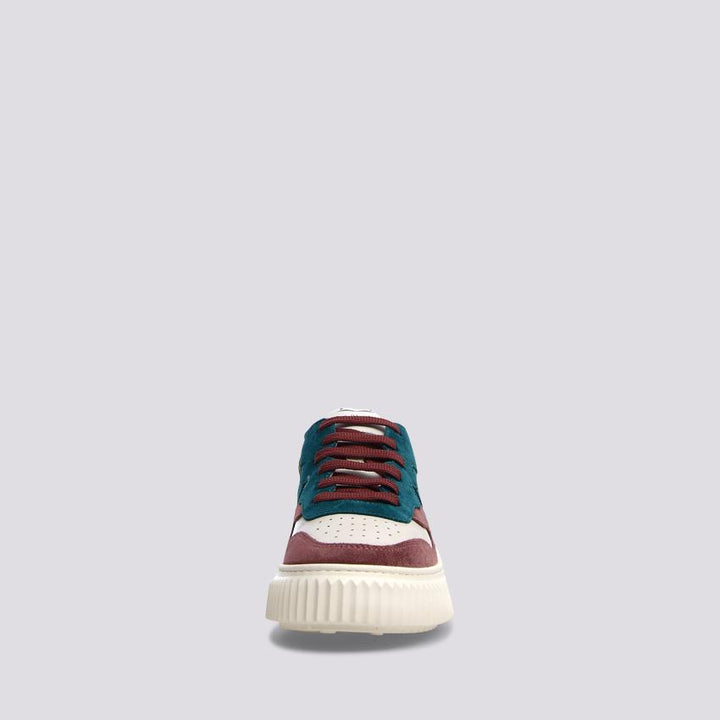 Sneaker LAURA lilla e azzurro 2017528 051I67 VOILE BLANCHE 