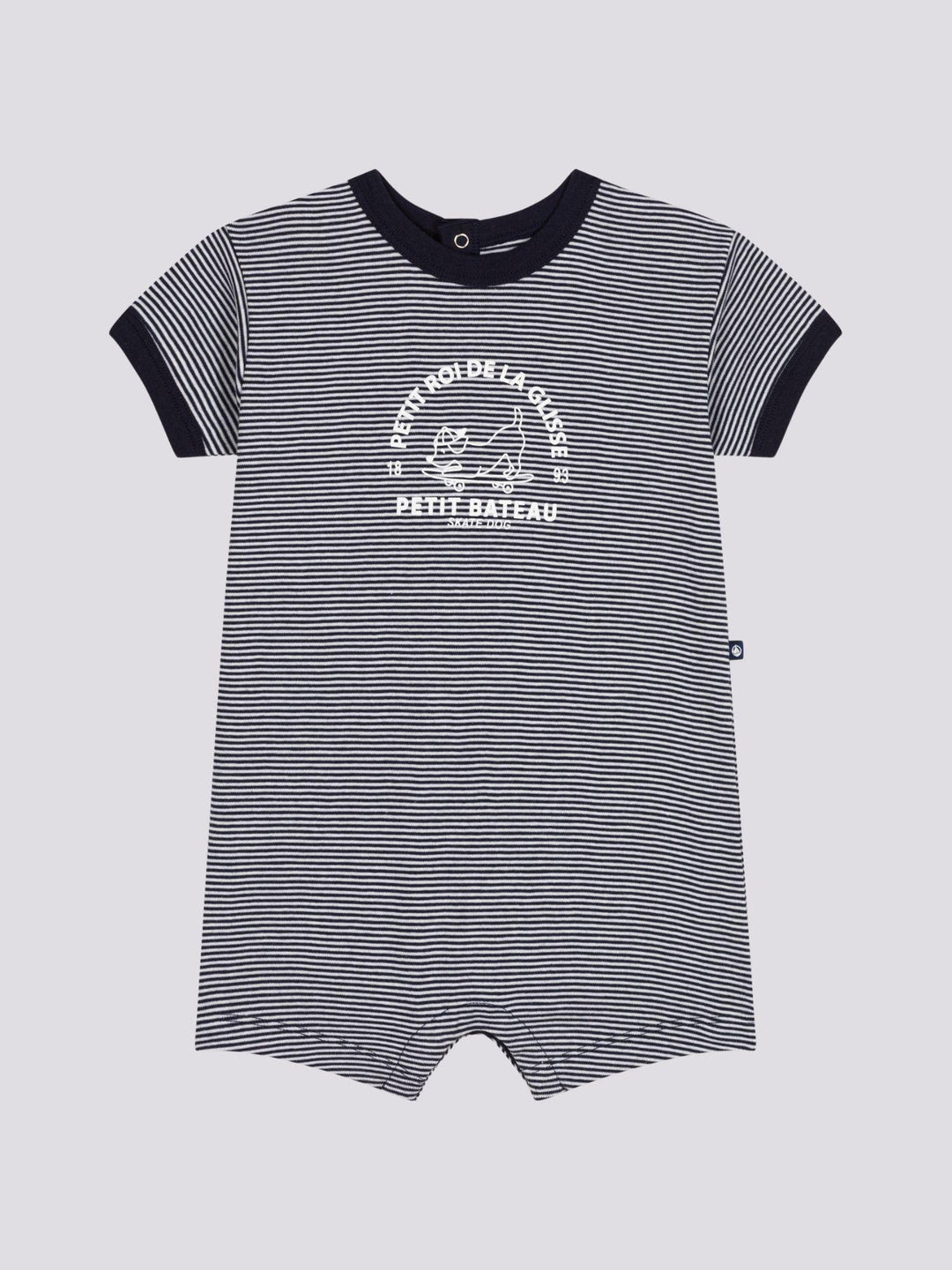 TUTINA CORTA IN JERSEY BEBÈ A0AJU 01 PETIT BATEAU 