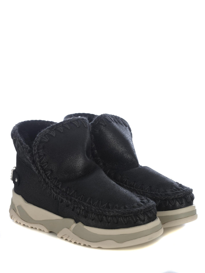 STIVALETTO ESKIMO TRAINER NERO 201013B CBKG MOU 