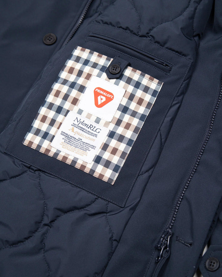 TRENCH IN SOFT SHELL NAVY JK015 NAVY AQUASCUTUM ACTIVE 