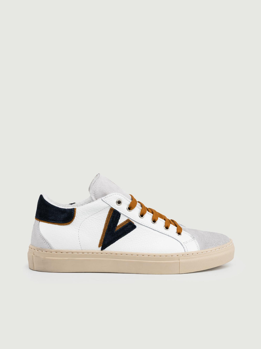 SNEAKER OLYMPIC BLU E CUOIO SBIBOTVV BL V2 