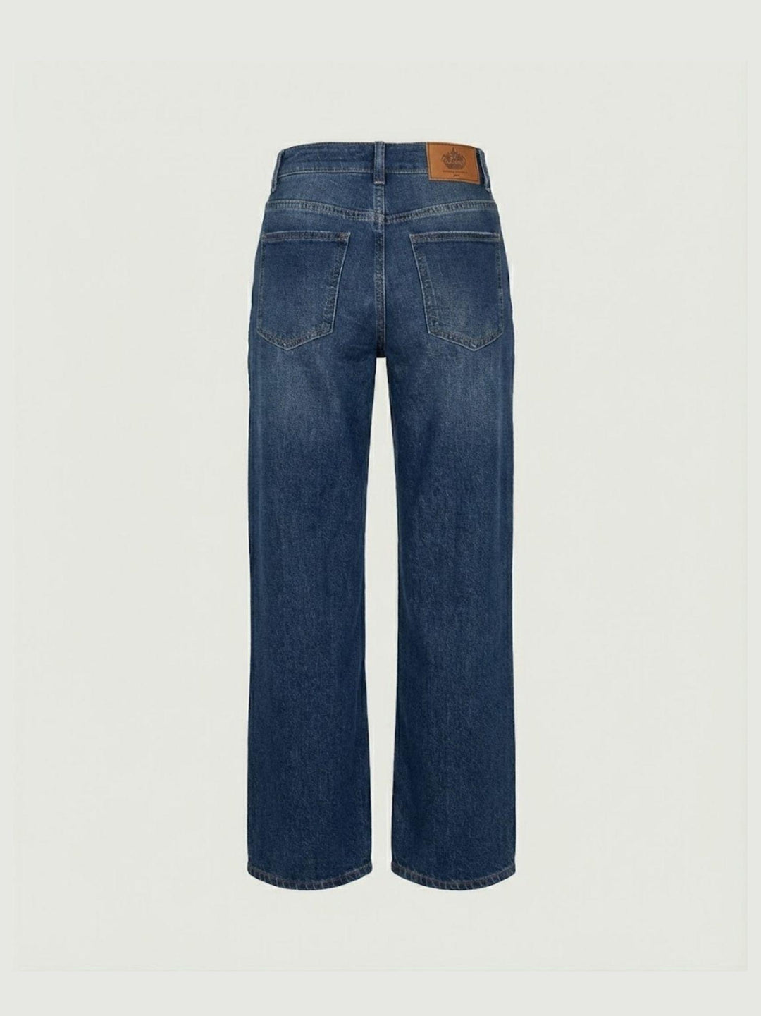 Jeans a palazzo in denim lavaggio scuro 9289 DENIM SCURO ANDREA MORANDO 
