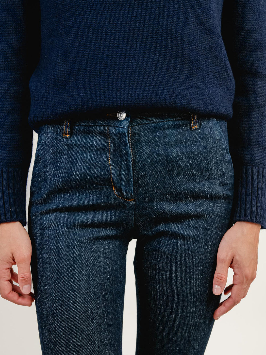 JEANS A ZAMPA LAVAGGIO SCURO 87482CAR ZERO ANDREA MORANDO 