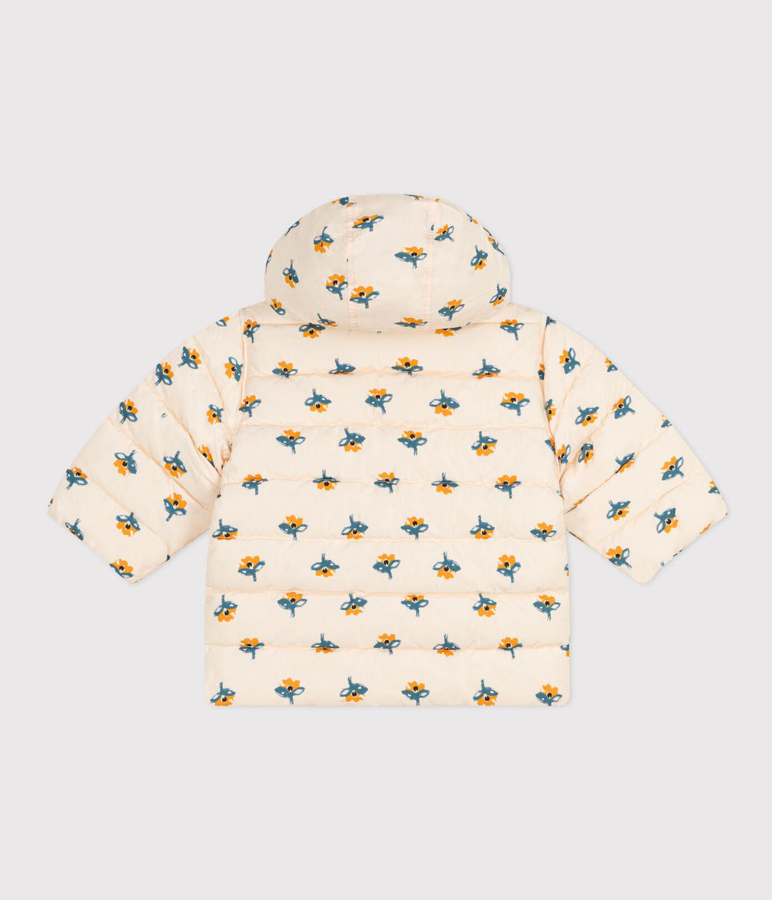 PIUMINO CON STAMPA E CAPPUCCIO RIPIEGABILE A08AU 01 PETIT BATEAU 
