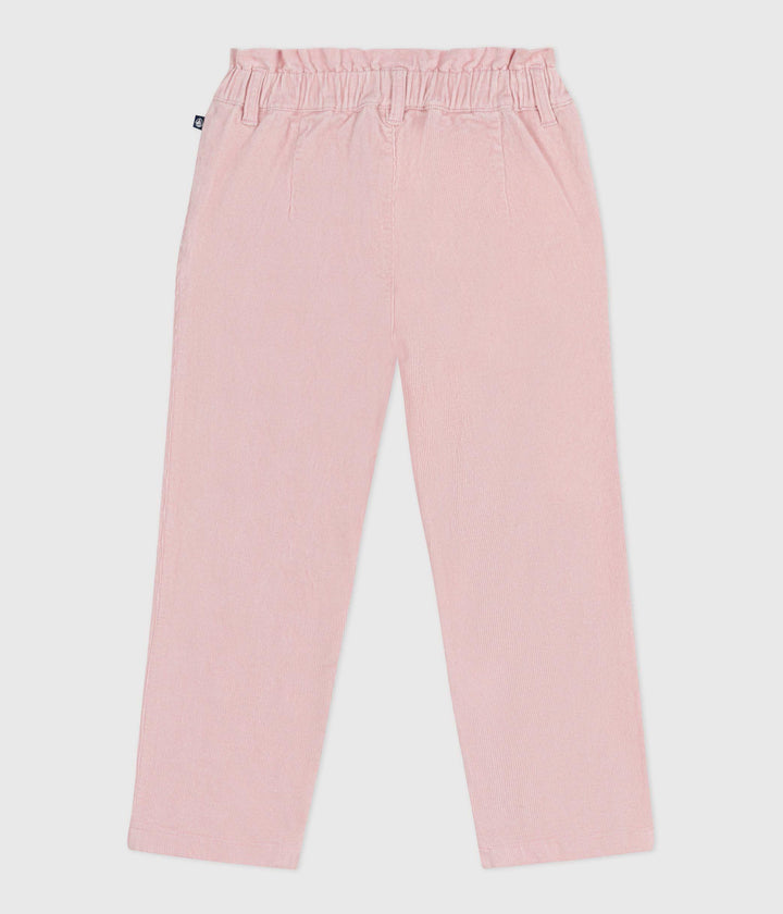 PANTALONI IN VELLUTO ROSA A0ECN 02 PETIT BATEAU 